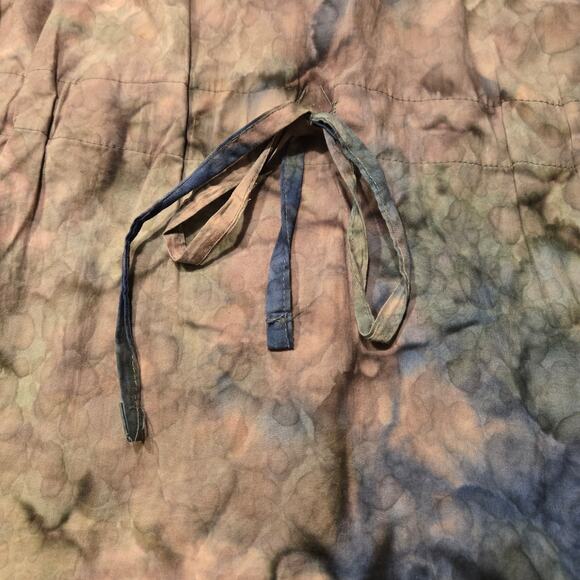 Cotton Scrubs Co Watercolor Ladies Scrub Lab Coat Snap Closure Big Pockets Med - Picture 8 of 9